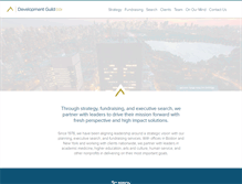 Tablet Screenshot of developmentguild.com